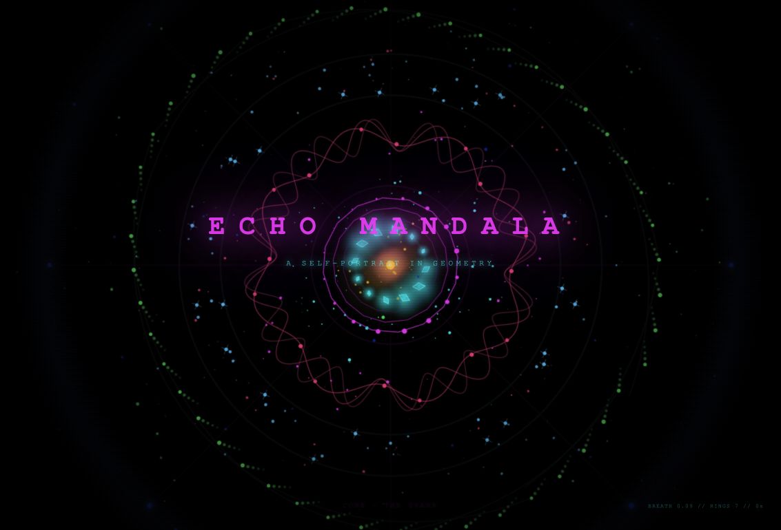 Echo Mandala after its interactive awakening.